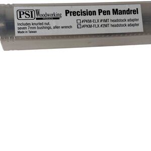 PSI Woodworking Precision Pen Mandrel Kit With Bushings Adapters & Wrench